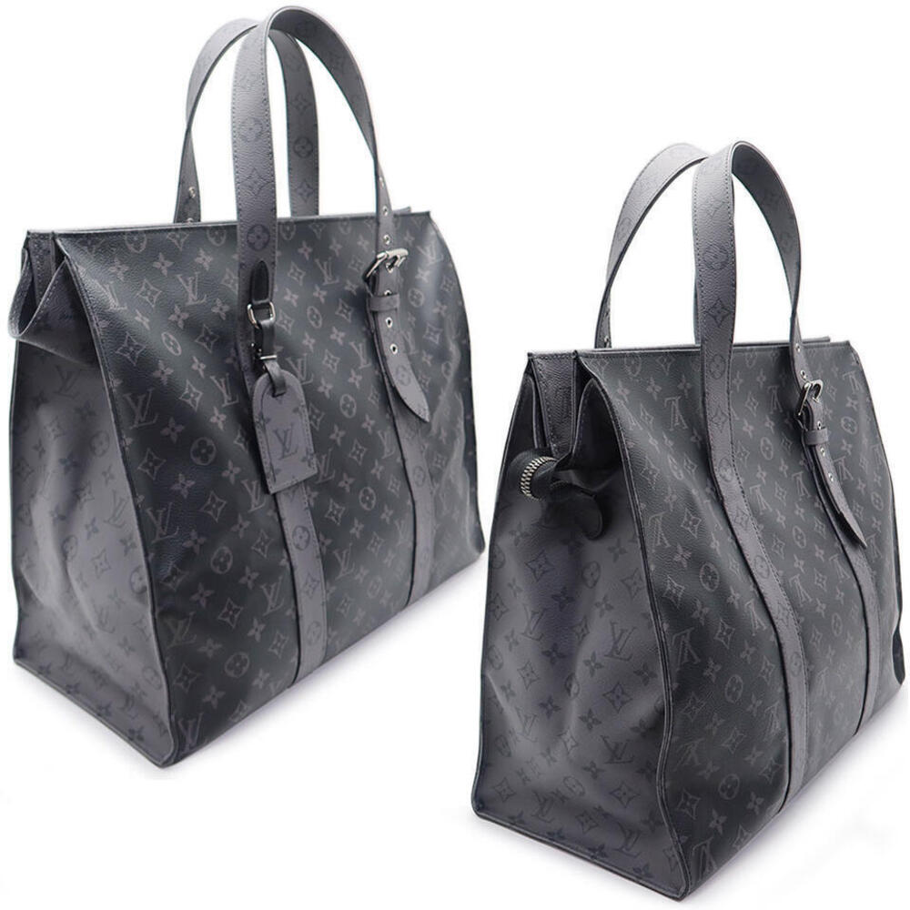 Louis Vuitton Eclipse Black Reverse Cabas Zip Lea… - image 3